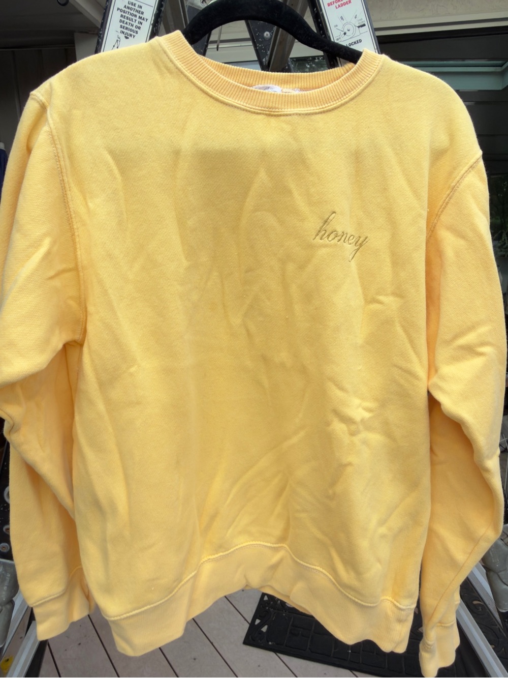 Brandy Melville Embroidered Sweatshirt